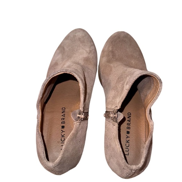 Lucky brand Brown suede ankle boots women’s size 6 - Picture 6 of 12